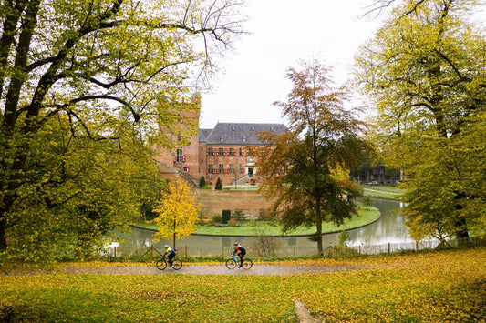 Fietsknooppunten en fietsroutes rond het centrum van Doetinchem