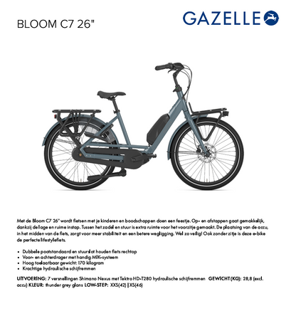 Gazelle Bloom C7 26"